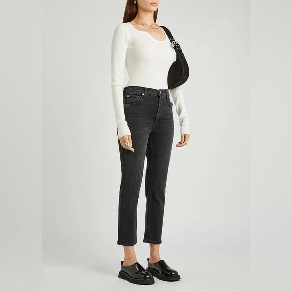 AGOLDE Riley High Rise Straight Crop - Picture 5 of 10